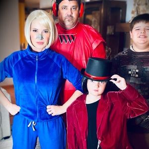 Violet Beauregrade Charlie & the Chocolate Factory Costume Sz Med